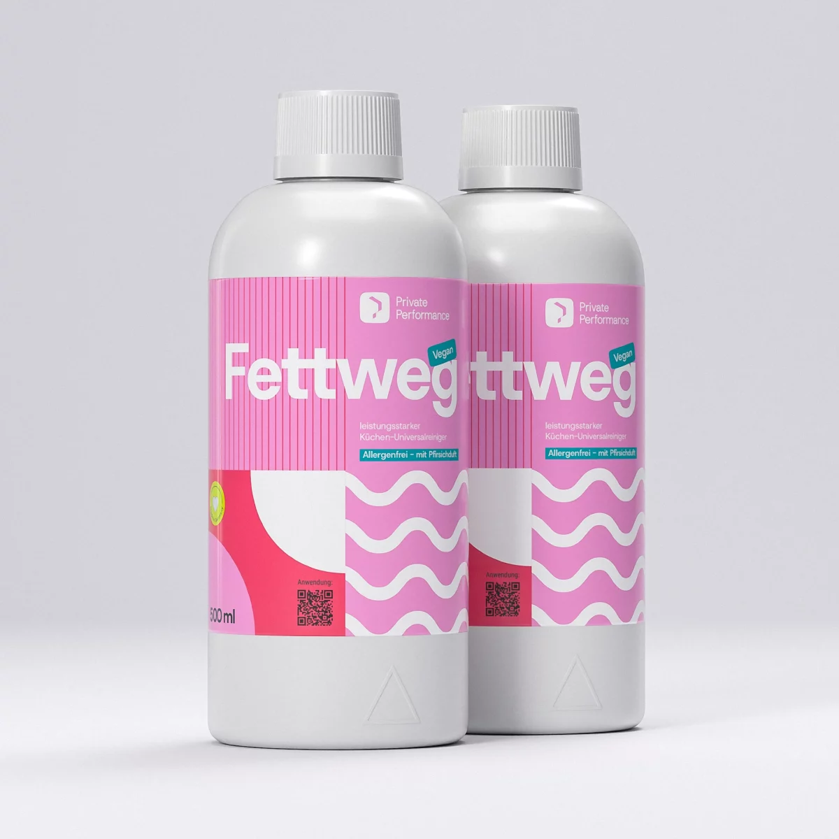 Fettweg Doppelpack 2 x 500 ml Fettweg-Flasche