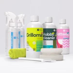 Fettweg & Grillomat® & Hobbycleaner Set (Küchenreiniger-Konzentrat & Grillreiniger & Allzweckreiniger-Konzentrat)